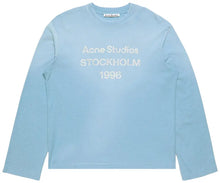 Afbeelding in Gallery-weergave laden, Acne Studios Long Sleeved Crew Neck T-shirt Cornflower Blue