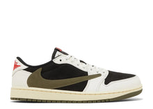 Load image into Gallery viewer, Jordan 1 Retro Low OG SP Travis Scott Olive (Used pair)