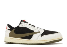 Load image into Gallery viewer, Jordan 1 Retro Low OG SP Travis Scott Olive (Used pair)