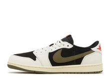 Load image into Gallery viewer, Jordan 1 Retro Low OG SP Travis Scott Olive (Used pair)