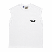Afbeelding in Gallery-weergave laden, Gallery Dept. White No Sleeve T-Shirt