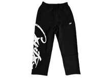 Afbeelding in Gallery-weergave laden, Corteiz Woosh Open Hem Sweatpants Black