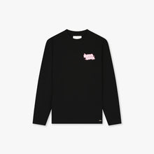 Load image into Gallery viewer, Croyez Fleur Heureuse Longsleeve | Black