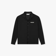 Load image into Gallery viewer, Croyez Plisse Longsleeve Shirt | Black
