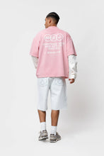 Load image into Gallery viewer, UNIVERSE DOUBLE LAYER LONGSLEEVE TEE SOFT PINK
