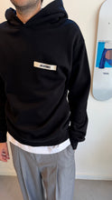 Load image into Gallery viewer, Jacquemus Le Hoodie Gros Grain Black