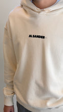 Load image into Gallery viewer, Jil Sander Printed Logo Hoodie Cream