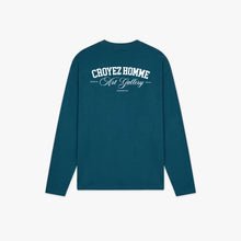 Load image into Gallery viewer, Croyez Art Gallery Longsleeve | Dark Teal