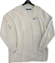 Afbeelding in Gallery-weergave laden, Off-White Checked Flower Cream Crewneck