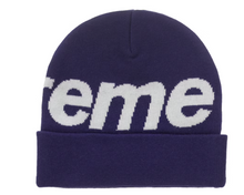Load image into Gallery viewer, Supreme Big Logo Beanie (FW25) Purple