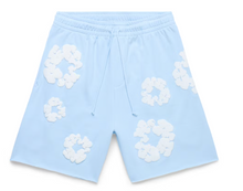 Load image into Gallery viewer, Denim Tears The Cotton Wreath Sweatshorts Powder Blue