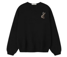 Load image into Gallery viewer, Fear of God Essentials Waffle Crewneck Sweater Vintage Black