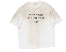 Afbeelding in Gallery-weergave laden, Acne Studios Logo Relaxed Fit T-shirt Wonder Quartz