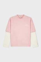 Load image into Gallery viewer, UNIVERSE DOUBLE LAYER LONGSLEEVE TEE SOFT PINK