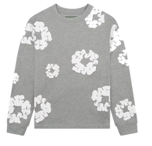 Afbeelding in Gallery-weergave laden, Denim Tears Crewneck Cotton Wreath Grey