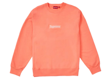 Afbeelding in Gallery-weergave laden, Supreme Box Logo Crewneck (FW18) Fluorescent Pink