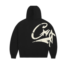 Afbeelding in Gallery-weergave laden, Corteiz Woosh Open Hem Hoodie Black