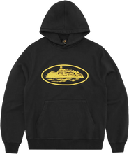 Afbeelding in Gallery-weergave laden, Corteiz Alcatraz Hoodie V2 Black & Yellow