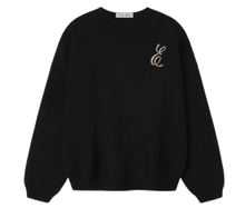 Afbeelding in Gallery-weergave laden, Fear of God Essentials Waffle Crewneck Sweater Vintage Black