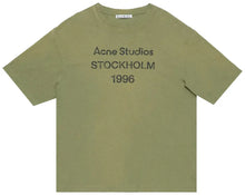 Afbeelding in Gallery-weergave laden, Acne Studios Sprayed T-shirt Olive Green 1996

