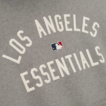 Load image into Gallery viewer, Fear of God Essentials Dodgers Sport Hoodie 'Concrete Heather/Blue Sapphire'
