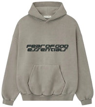 Load image into Gallery viewer, Fear of God Essentials Heavy Fleece 90s Hoodie 'Smoke Grey'
