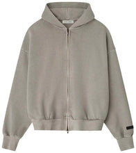 Load image into Gallery viewer, Fear of God Essentials Classic Full Zip Hoodie 'Smoke Grey'
