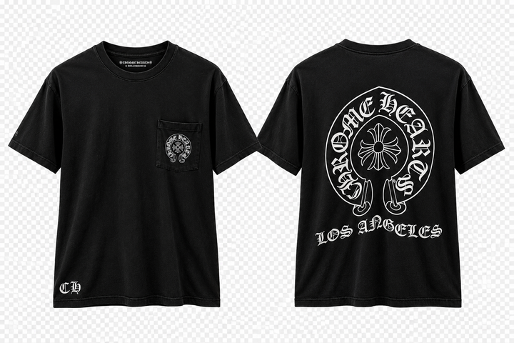 Chrome Hearts Black Tee Los Angeles
