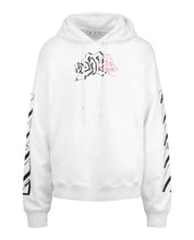 Load image into Gallery viewer, Off-White Graffiti Skate Outline Hoodie White
