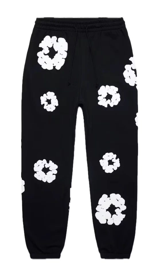 Denim Tears The Cotton Wreath Sweatpants Black