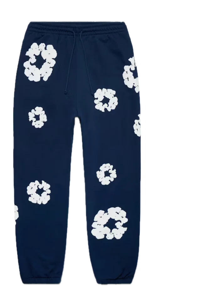 Denim Tears The Cotton Wreath Sweatpants Navy
