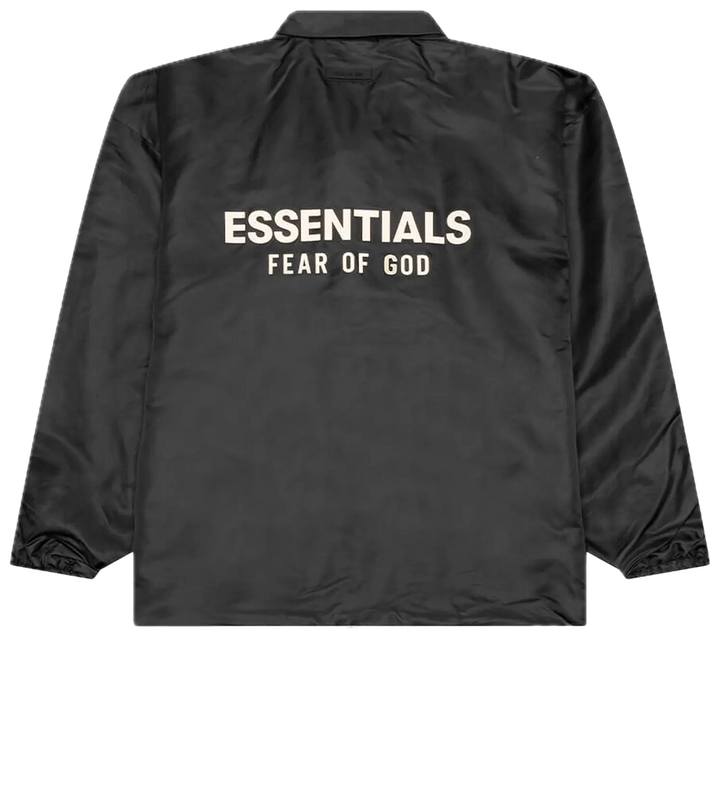 Fear of God Essentials Coaches Jacket 'Jet Black'