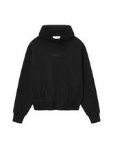 Load image into Gallery viewer, Fear Of God Essentials Jet Black Hoodie
