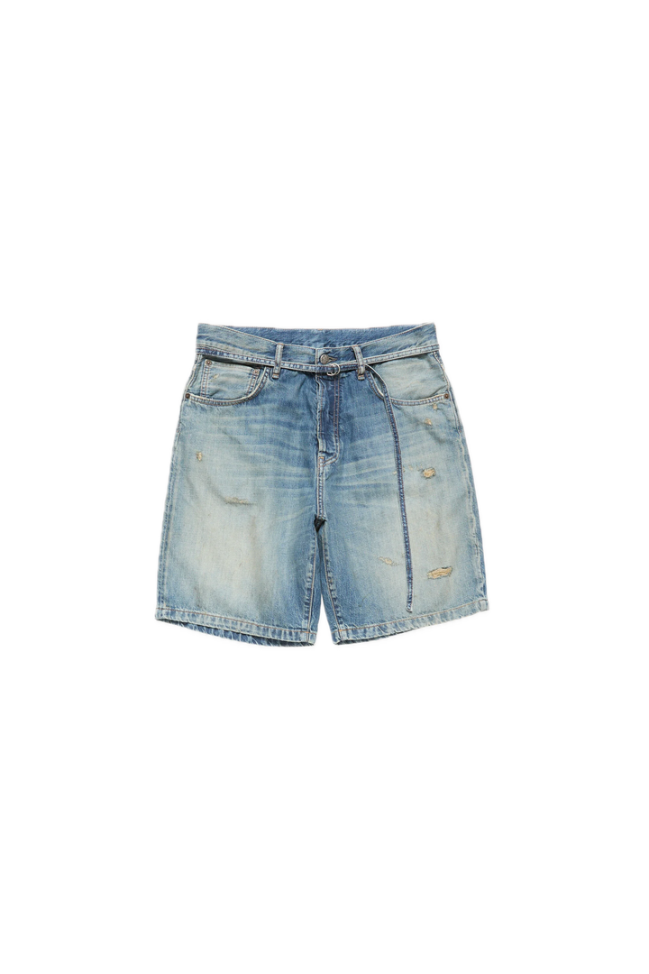 Acné Denim Short With Belt