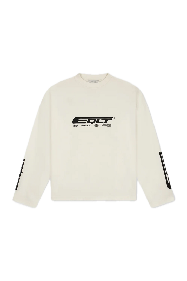 EQLT OVERSIZED LONGSLEEVE TEE OFF-WHITE