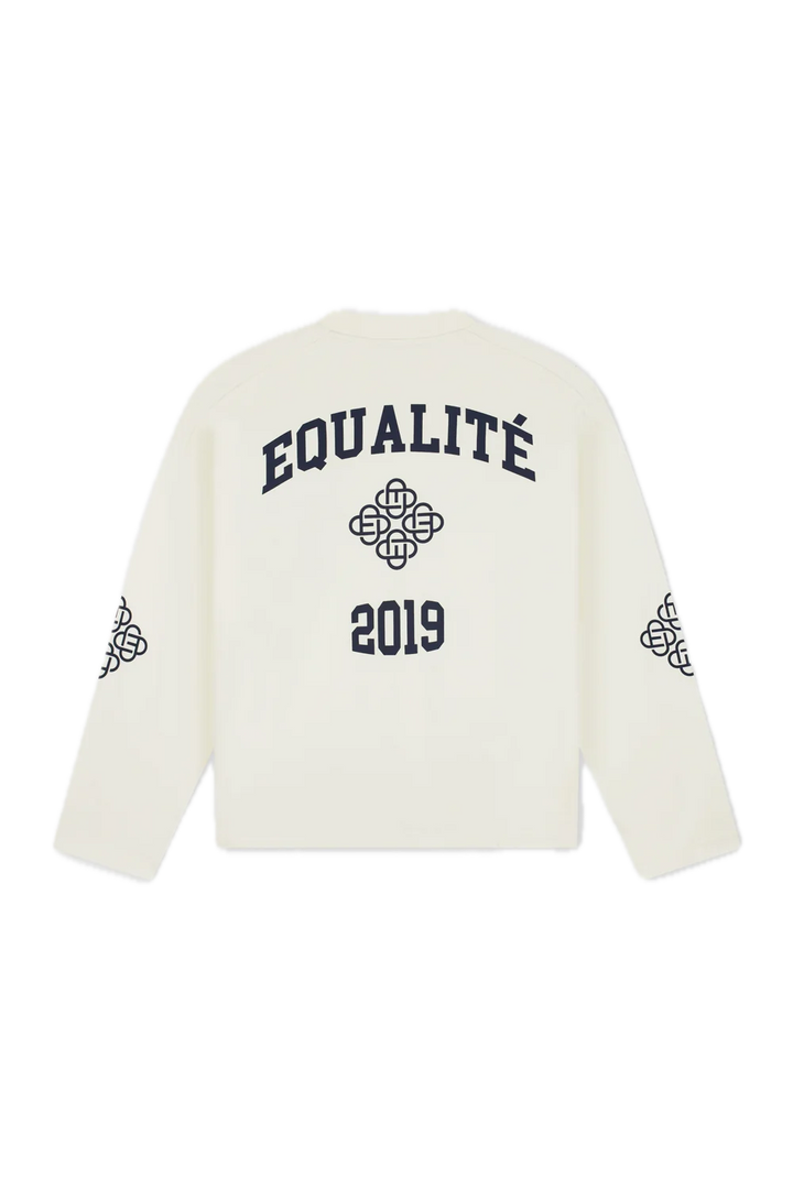 Equalit& ISA OVERSIZED LONGSLEEVE TEE OFF-WHITE
