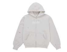 Afbeelding in Gallery-weergave laden, Supreme MM6 Maison Margiela Box Logo Zip Up Hooded Sweatshirt White
