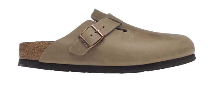 Birkenstock Boston Soft Footbed Oiled Leather Tobacco Brown