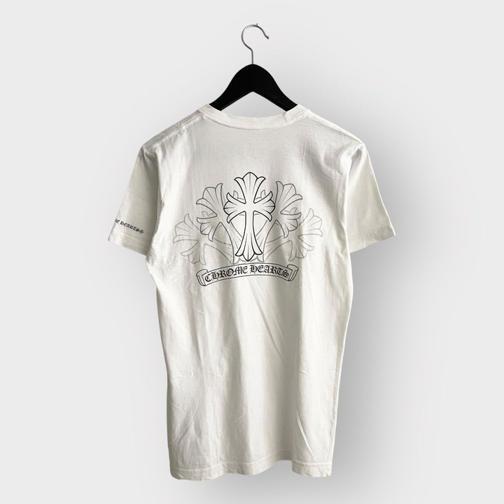 Chrome Hearts Shadow Cross Tee White