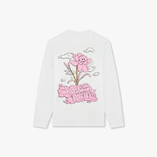 Load image into Gallery viewer, Croyez Fleur Heureuse Longsleeve | White
