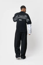 Load image into Gallery viewer, ETIENNE DOUBLE LAYER LONGSLEEVE TEE BLACK
