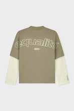 Load image into Gallery viewer, ETIENNE DOUBLE LAYER LONGSLEEVE TEE TAUPE
