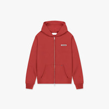 Afbeelding in Gallery-weergave laden, Croyez Etiquette Zip Hoodie | Red
