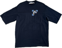 Load image into Gallery viewer, Off-White Arrows Graphic Logo Tee Navy
