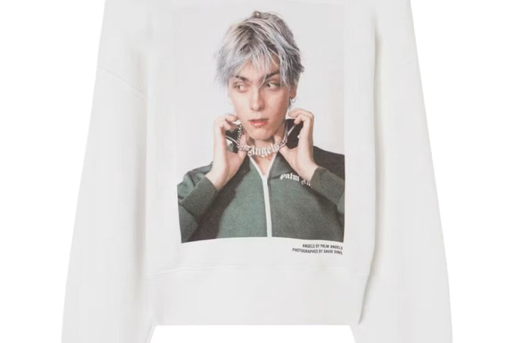 Palm Angels Angels By Palm Angels Sweatshirt White