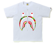 Afbeelding in Gallery-weergave laden, Bape shark tee white multi

