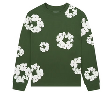 Afbeelding in Gallery-weergave laden, Denim Tears Crewneck Cotton Wreath Green
