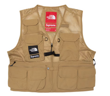 Load image into Gallery viewer, Supreme The North Face Cargo Vest Gold
