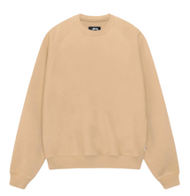 Afbeelding in Gallery-weergave laden, Stussy Fleece Raglan Crewneck Khaki
