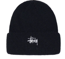 Afbeelding in Gallery-weergave laden, Stussy Basic Cuff Beanie Black
